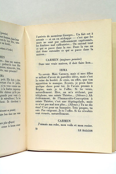 Le balcon. Édition définitive.