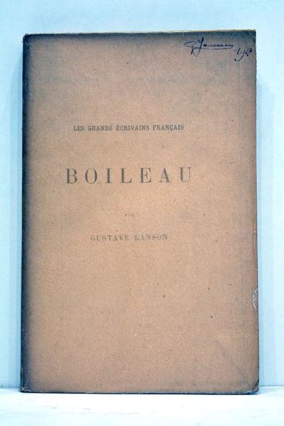 Boileau. Troisième édition.