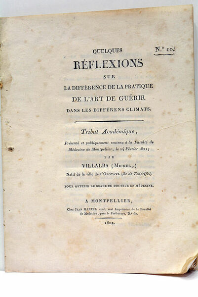Quelques réflexions sur la différence de la pratique de l'art …