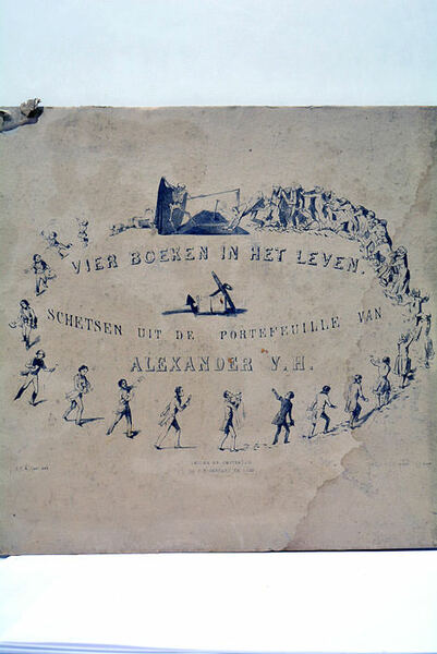 Vier boeken in het leven. Schetsen uit de portefeuille van …