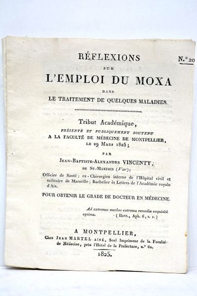 Réflexions sur l'emploi du moxa dans le traitement de quelques …