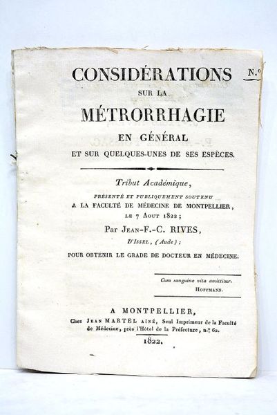 Considérations sur la métrorrhagie en général et sur quelques-unes de …