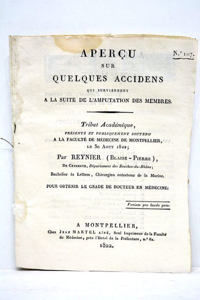 Aperçu sur quelques accidens qui surviennent à la suite de …