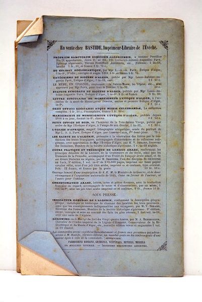 Mandement pour le Carême de l'An de Grâce 1858, sur …