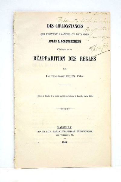 Des circonstances qui peuvent avancer ou retarder après l'accouchement l'époque …