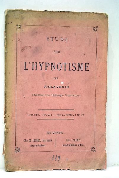 Etude sur l'hypnotisme.