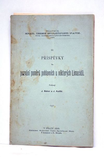 Li príspevky ku poznáni pomeru pohlavních u nekterých Limacidu.