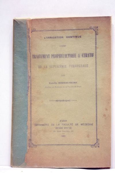 L'irrigation continue comme traitement prophylactique et curatif de la septicémie …