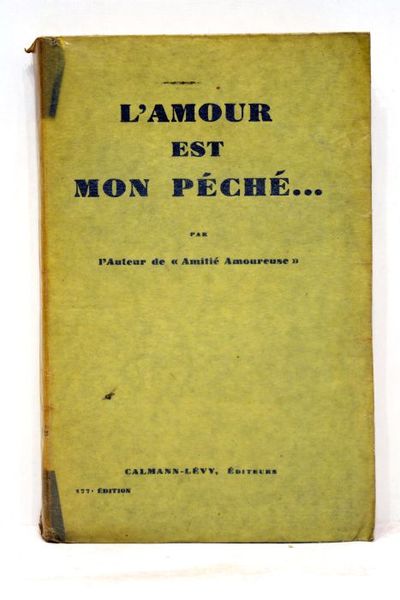 L'amour est mon péché…
