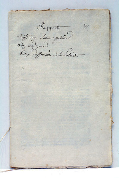 Rapport fait au nom des Comités de Salut Public, Liquidation …