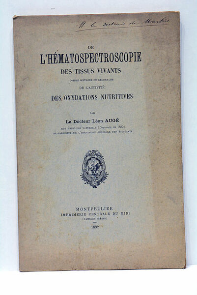 De l'Hématospectroscopie des tissus vivants comme méthode de recherche de …