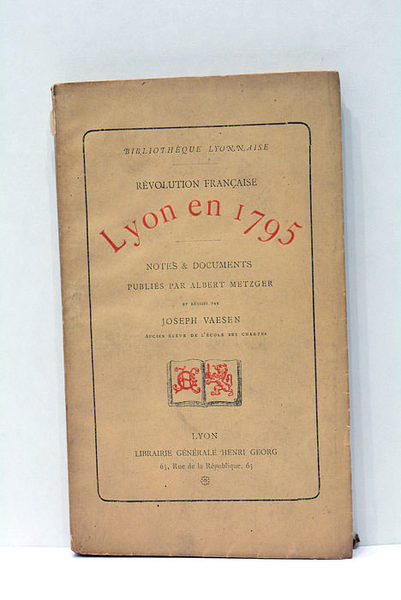 Lyon en 1795.