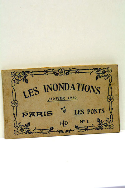 LES INONDATIONS janvier 1910. Paris les ponts.