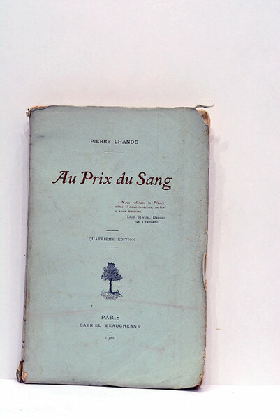 Au prix du sang.