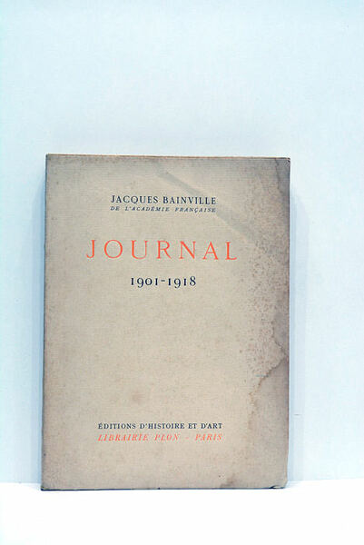 Journal (1901-1918).