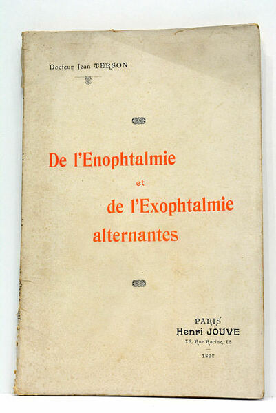 De l'enophtalmie et de l'exophtalmie alternantes.