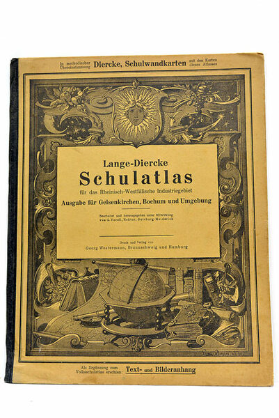 Schulatlas für das Rheinisch-Westfälische Industriegebiet.