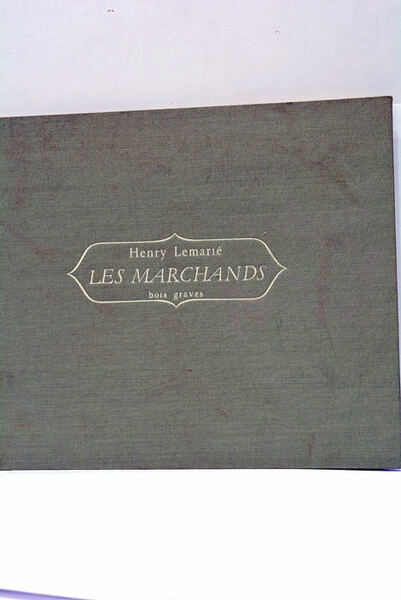 Les marchands. Bois gravés.