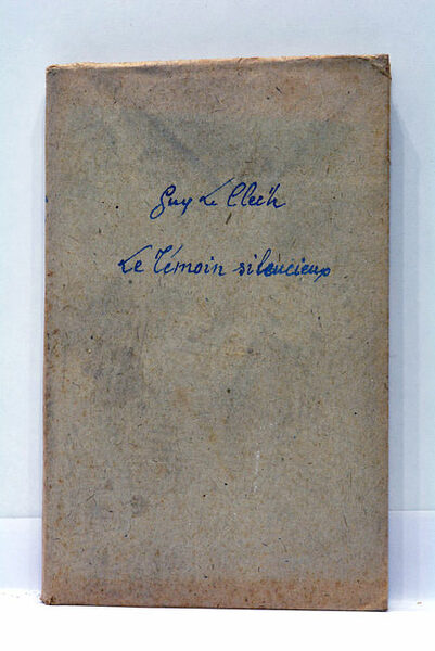 Le témoin silencieux. Roman.