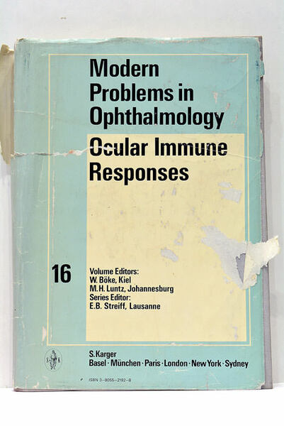OCULAR IMMUNE RESPONSES. 87 figures, 64 tables, 1976.