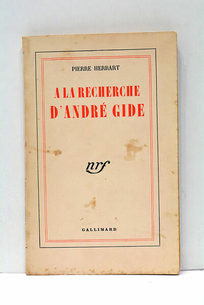 Á la recherche d'André Gide.