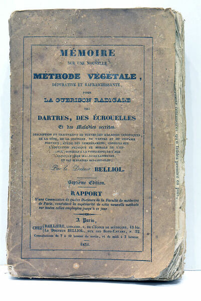 Mémoire sur une nouvelle méthode Végétale, dépurative et rafraîchissante, pour …