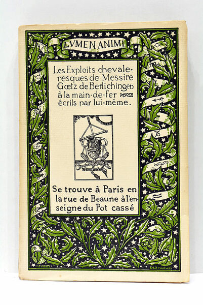 EXPLOITS (LES) CHEVALERESQUES DE MESSIRE GOETZ DE BERLICHINGEN à la …