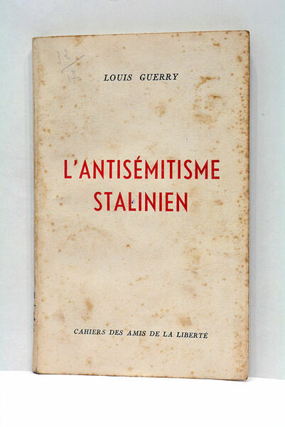 L'Antisémitisme Stalinien.