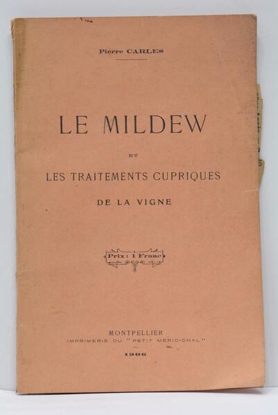 Le Mildew et les traitements cupriques de la vigne.