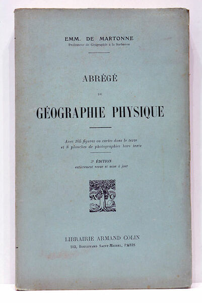 Abrégé de Géographie physique. Avec 105 figures ou cartes dans …