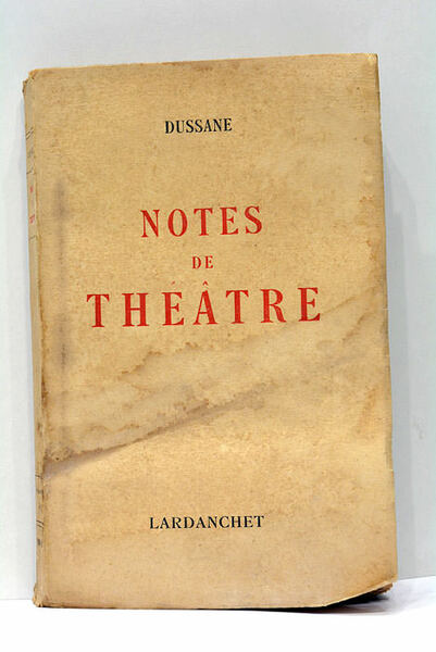 Notes de Théâtre. 1940-1950.