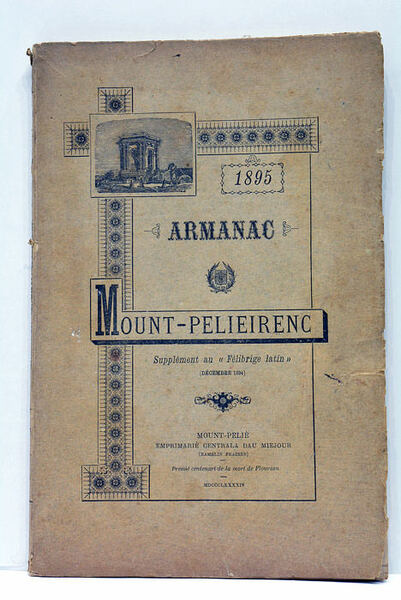 ARMANAC MOUNT-PELIEIRENC PER L'ANNADA MDCCCLXXXXV.