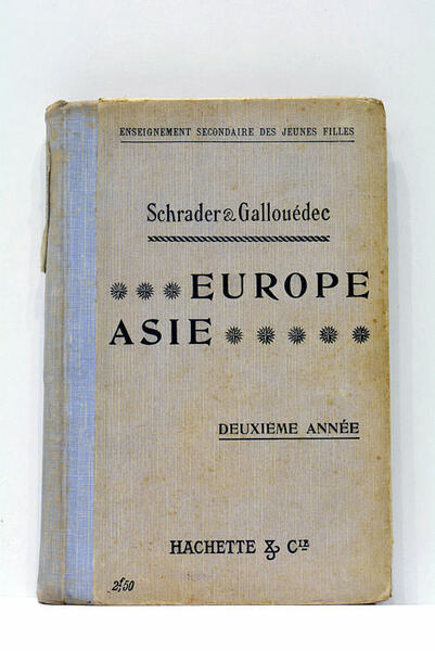 Europe - Asie. Deuxième année. Ouvrage contenant 14 cartes en …