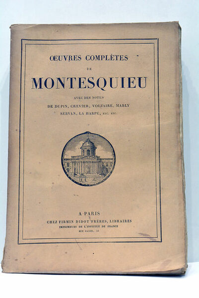 Oeuvres Complètes. Avec des notes de Dupin, Crevier, Voltaire, Mably, …