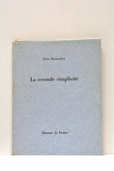 La Seconde Simplicité.