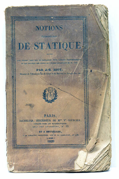 Notions élémentaires de Statique destinées aux jeunes gens qui se …
