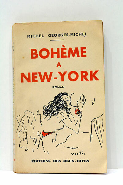 Bohème à New-York. Couverture de Vertès.