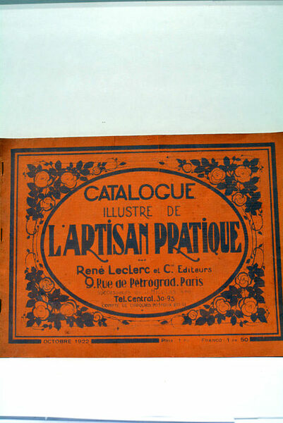 ARTISAN (L') PRATIQUE. JOURNAL MENSUEL DE MODÈLES POUR L'ART DÉCORATIF.