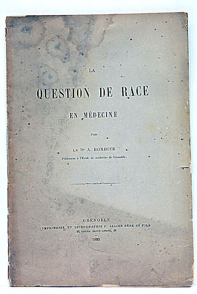 La question de la race en médecine.