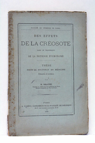 Des effets de la créosote dans le traitement de la …