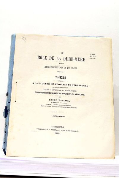 Du rôle de la Dure-Mère dans la régénération des os …