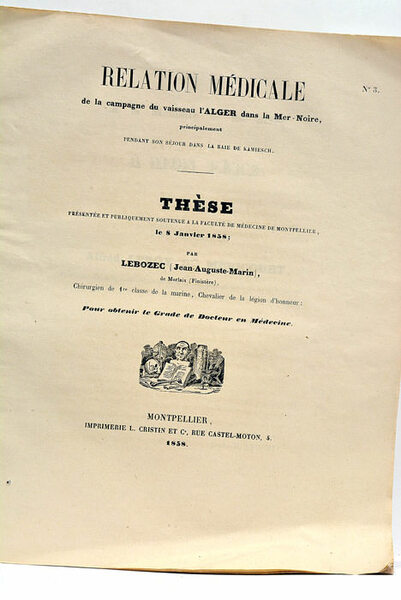 Relation Médicale de la campagne du vaisseau l'Alger dans la …