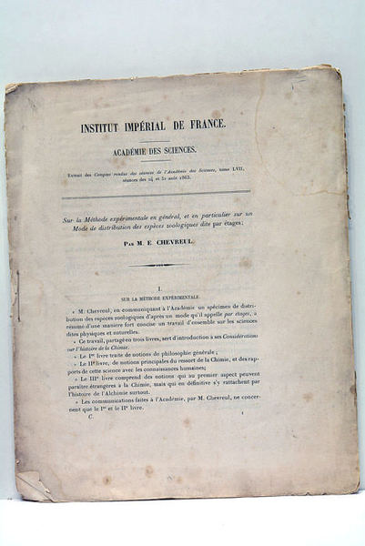 Sur la Méthode Expérimentale en général, et en particulier sur …