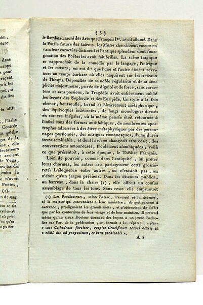 Discours. sur cette question: quelle a été l'influence du Grand …