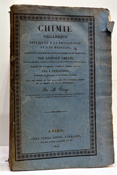 Chimie Organique appliquée à la Physiologie et à la Médecine; …
