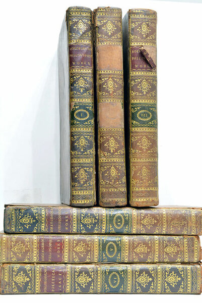 The Philosophical Works in six volumes. Published by David Mallet, …