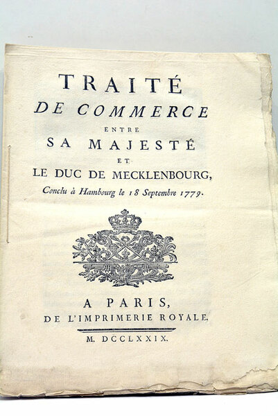 TRAITÉ DE COMMERCE ENTRE SA MAJESTÉ ET LE DUC DE …