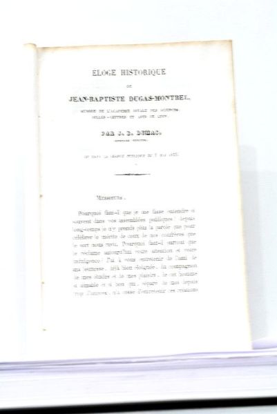 Eloge Historique de J.-B. Dugas-Montbel, membre de l'Académie Royale des …