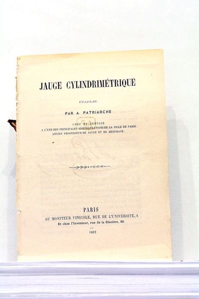 Jauge Cylindrimétrique.