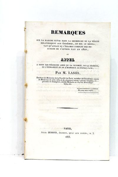 Remarques sur la marche suivie dans la recherche de la …